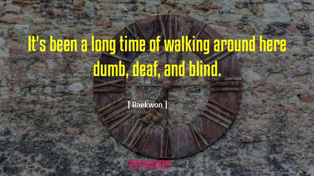 Deaf And Blind quotes by Raekwon