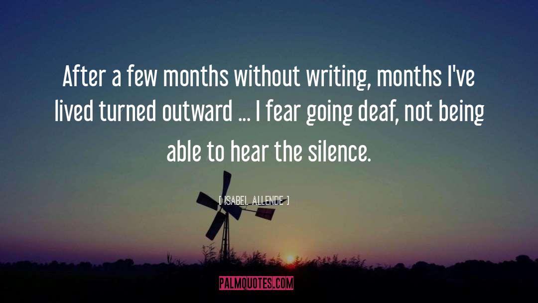 Deaf quotes by Isabel Allende