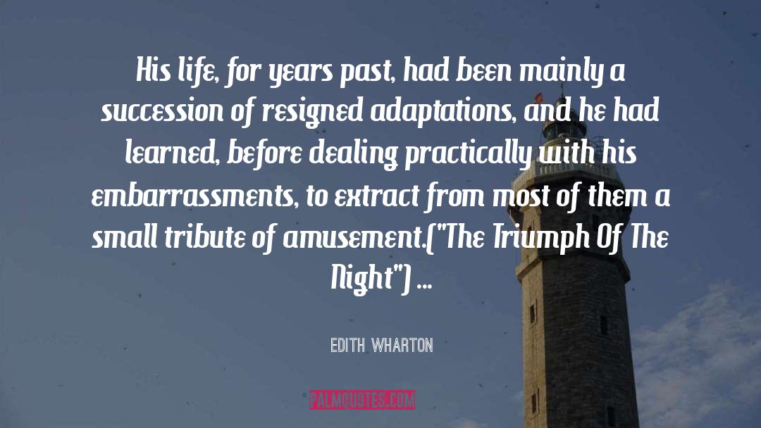 Dealing quotes by Edith Wharton