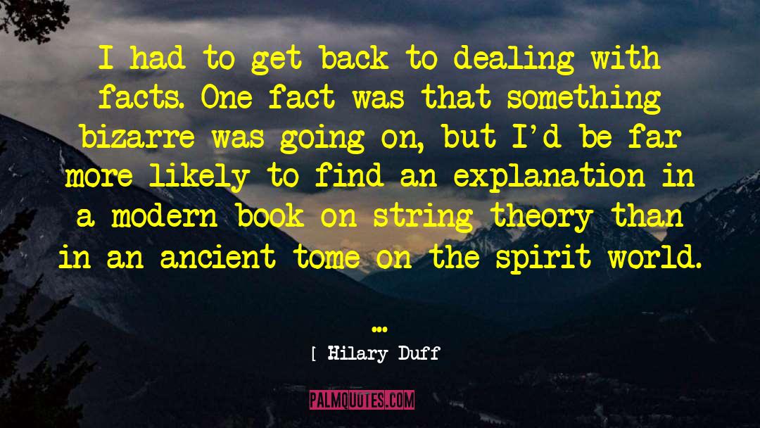 Dealing With Conflict quotes by Hilary Duff