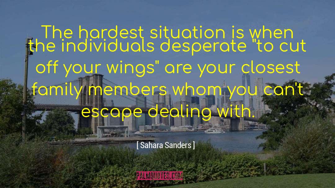 Dealing With Conflict quotes by Sahara Sanders