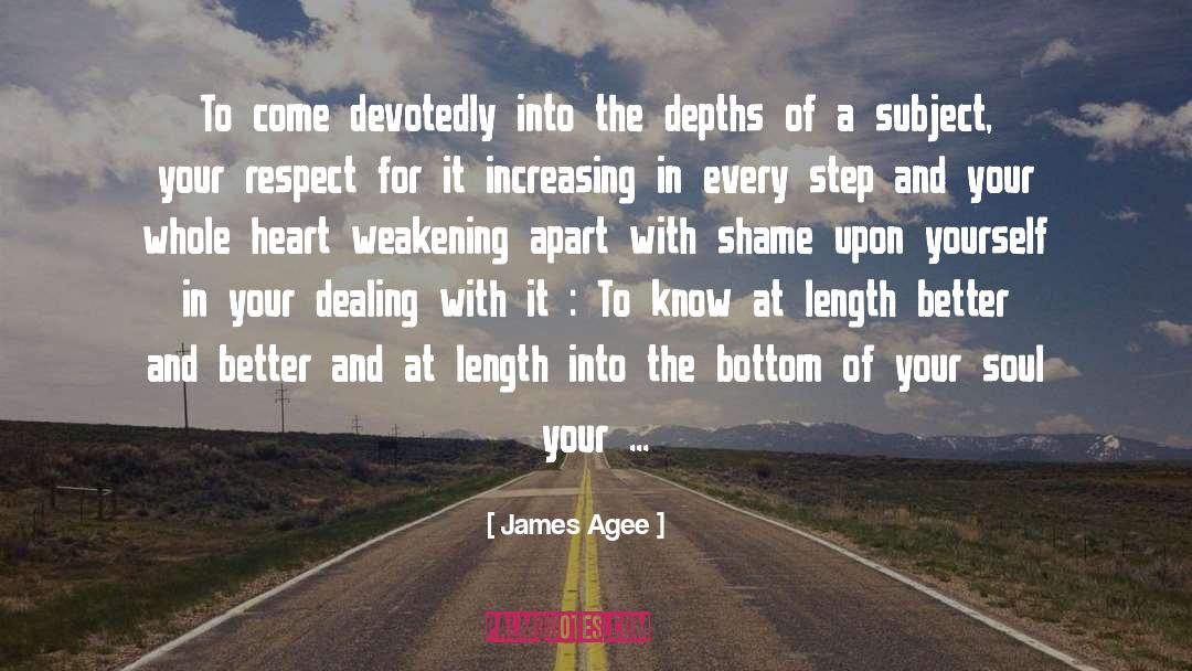 Dealing With It quotes by James Agee