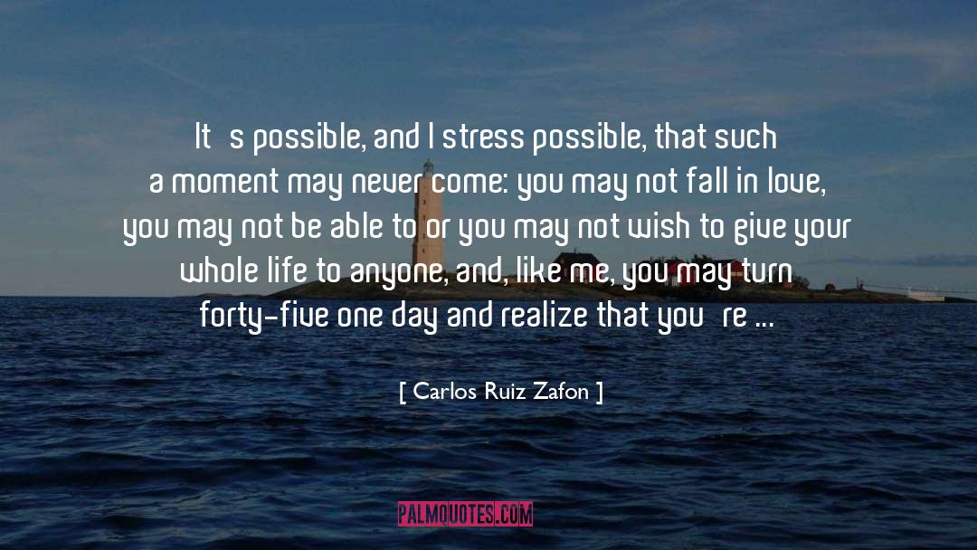 Dealing With Life Stress quotes by Carlos Ruiz Zafon