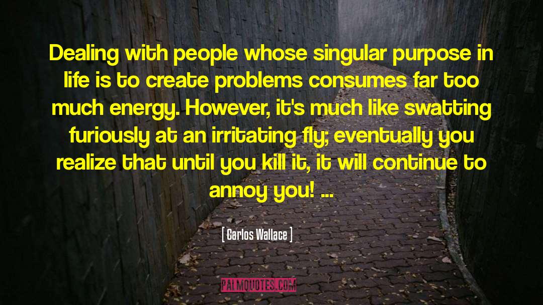 Dealing With People quotes by Carlos Wallace