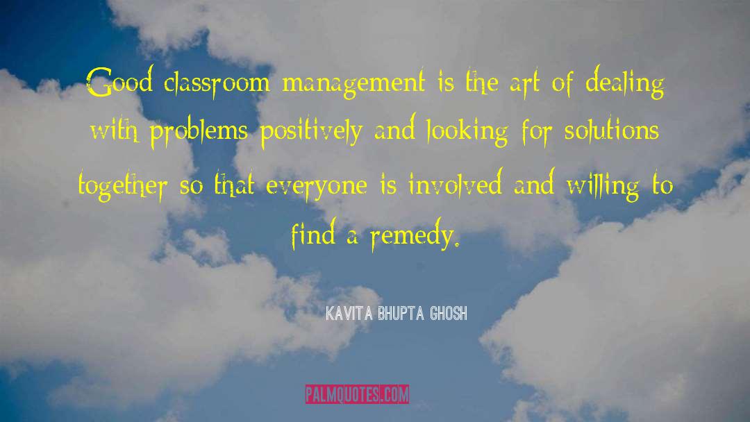 Dealing With Problems quotes by Kavita Bhupta Ghosh