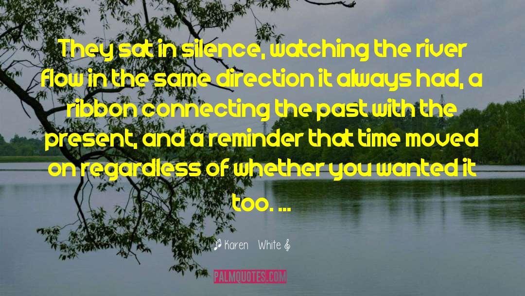 Dealing With The Past quotes by Karen   White