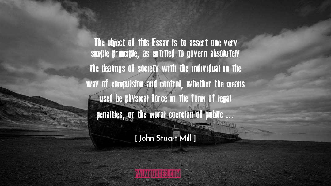 Dealings quotes by John Stuart Mill