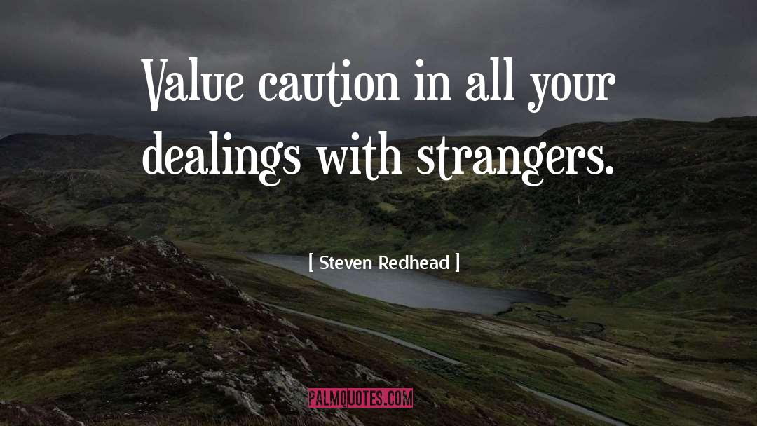 Dealings quotes by Steven Redhead