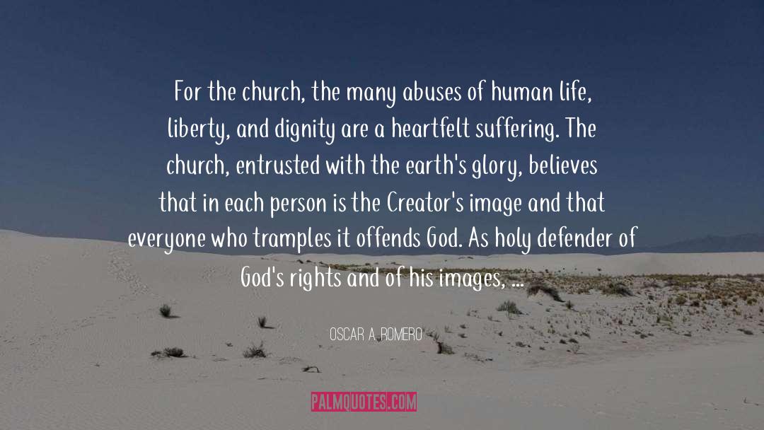 Dear Church quotes by Oscar A. Romero