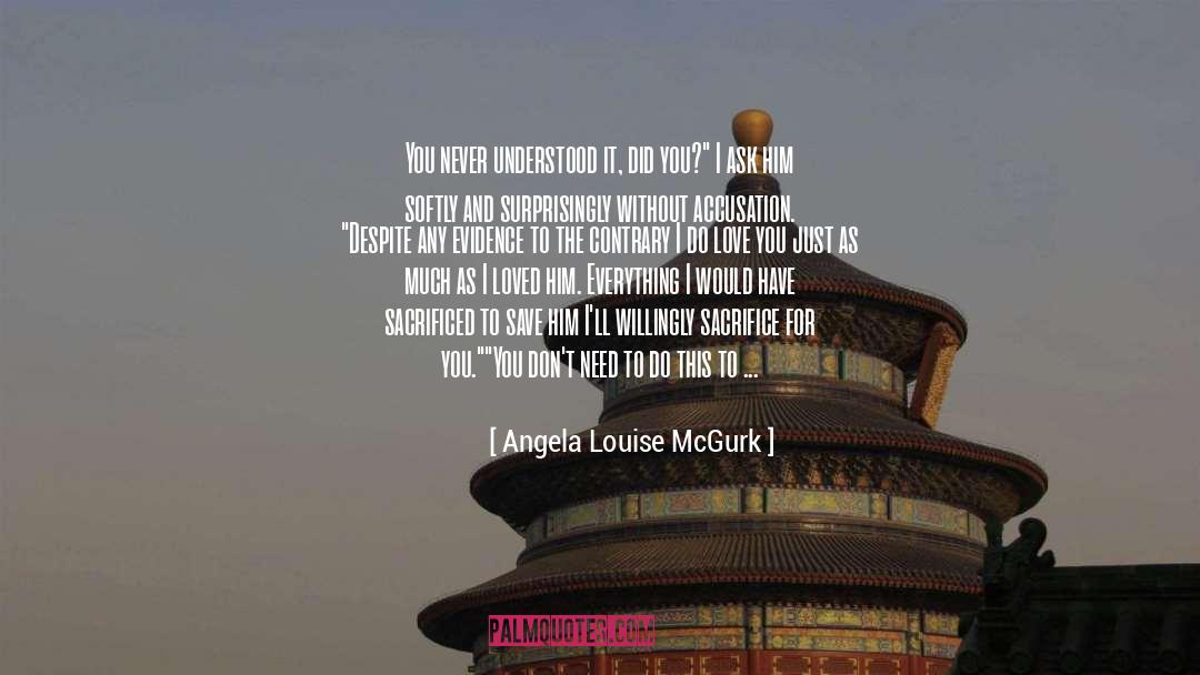 Dear Eve quotes by Angela Louise McGurk