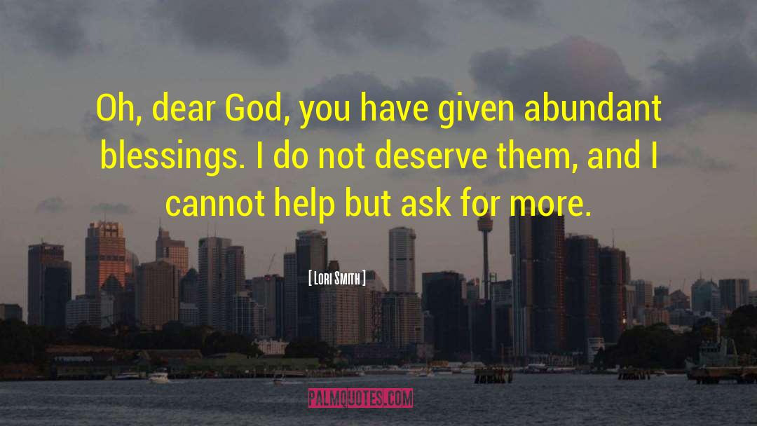 Dear God quotes by Lori Smith