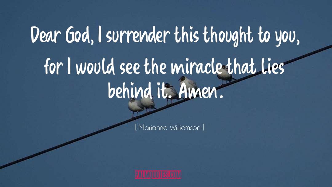 Dear God quotes by Marianne Williamson