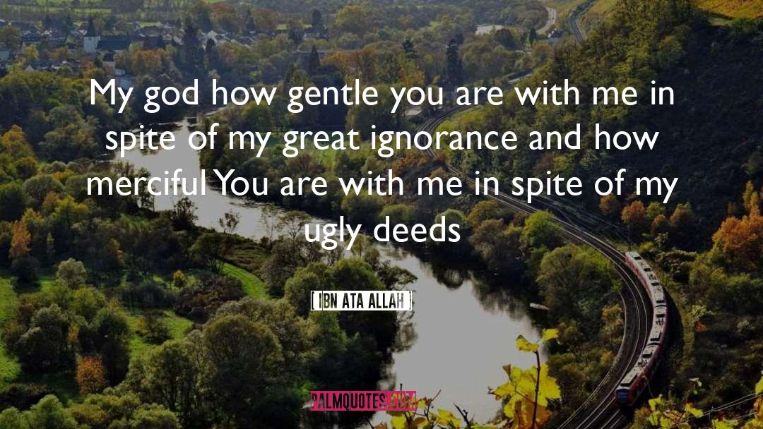 Dear God quotes by Ibn Ata Allah