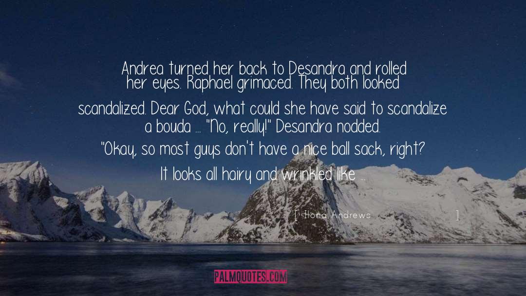 Dear God quotes by Ilona Andrews