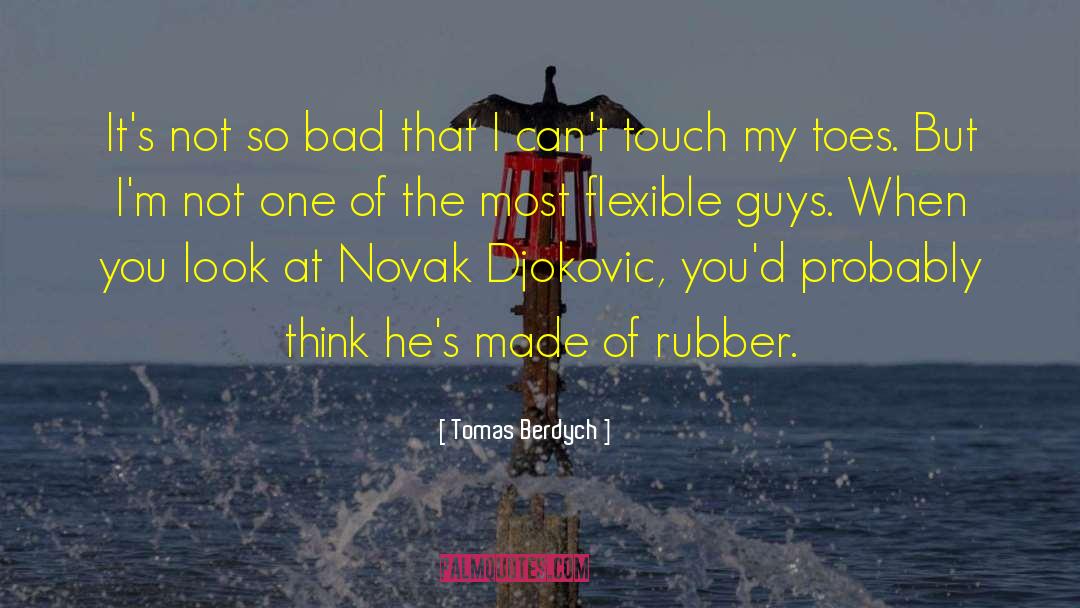 Dear Guys quotes by Tomas Berdych