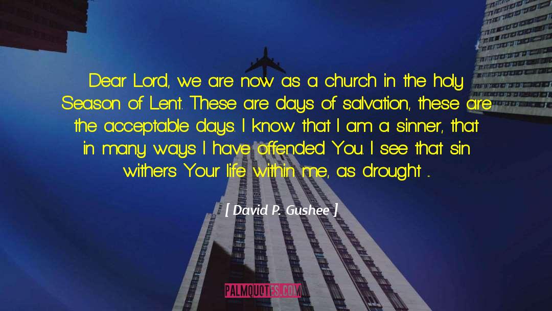 Dear Lord quotes by David P. Gushee