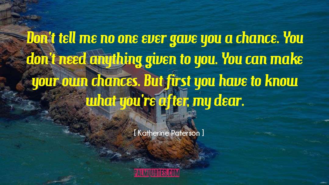Dear Lover quotes by Katherine Paterson