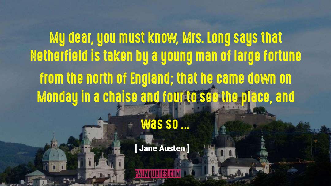 Dear Young Man Of Color quotes by Jane Austen