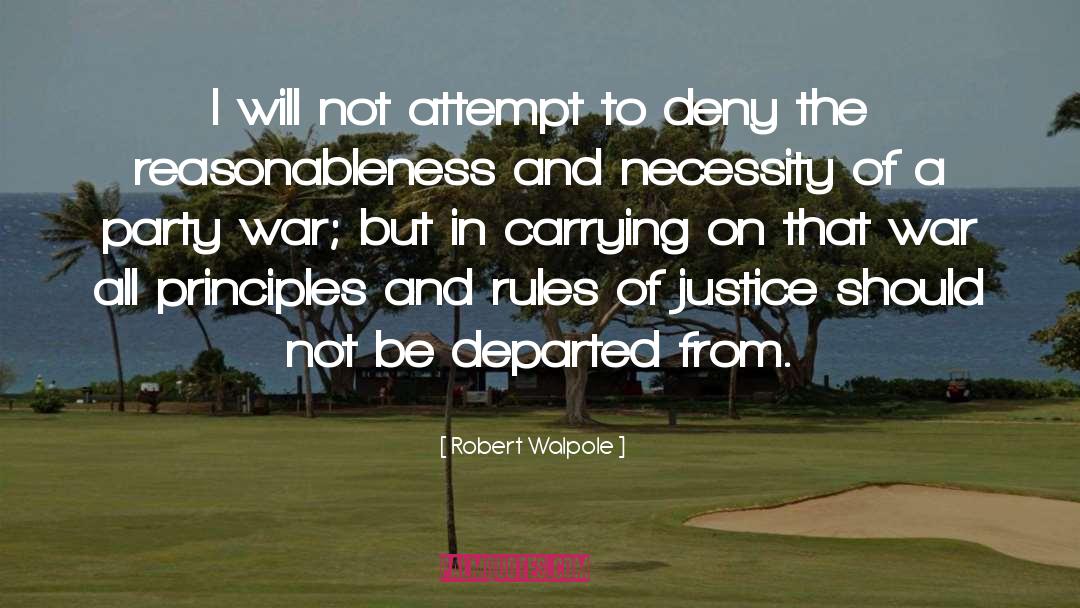 Dearly Departed quotes by Robert Walpole