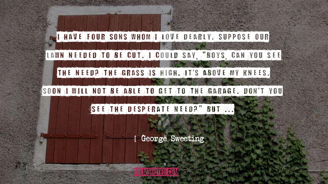 Dearly quotes by George Sweeting