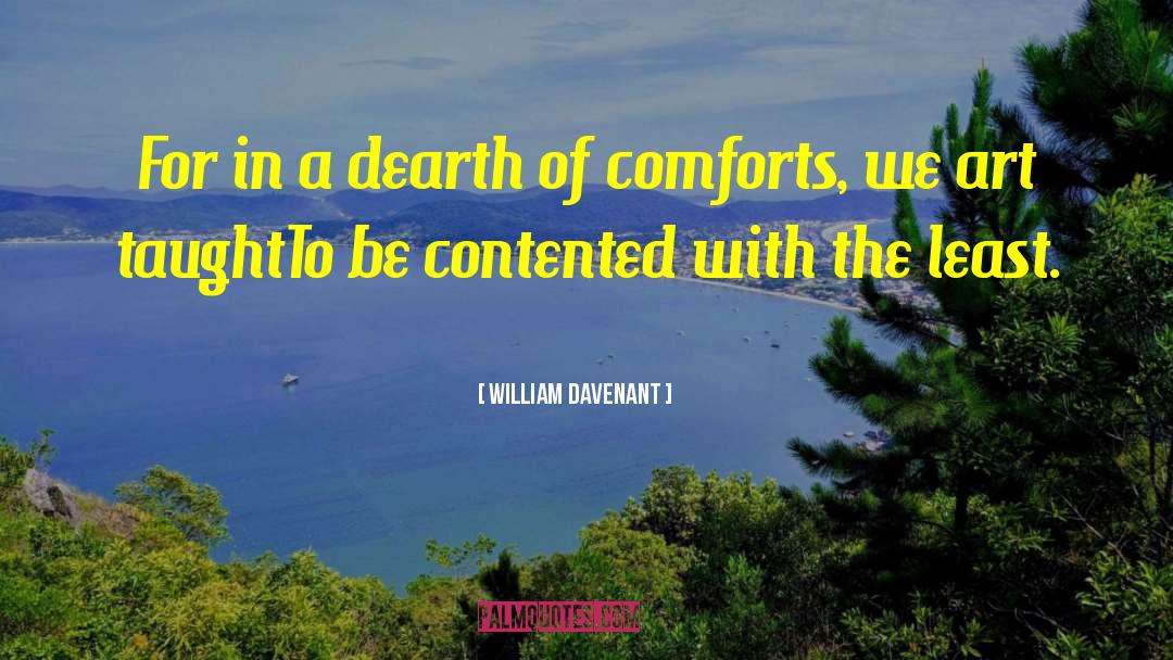 Dearth quotes by William Davenant