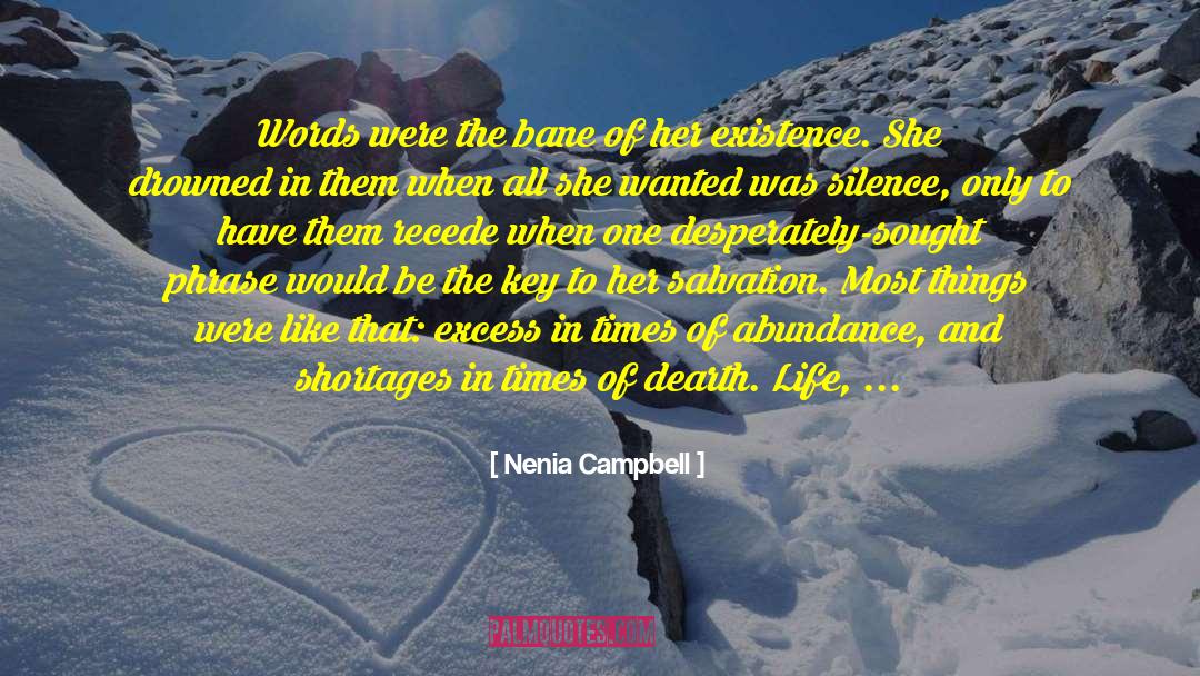 Dearth quotes by Nenia Campbell