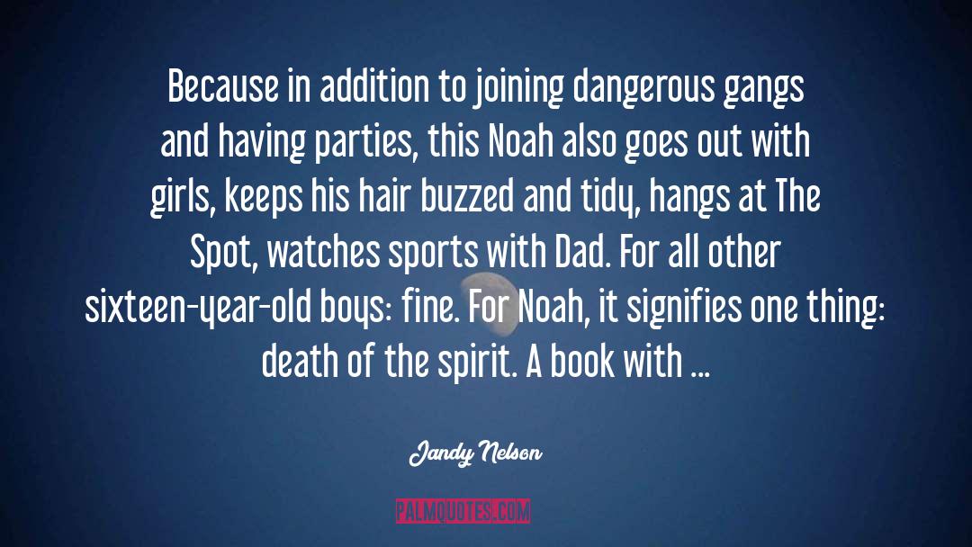 Death And Dyin quotes by Jandy Nelson