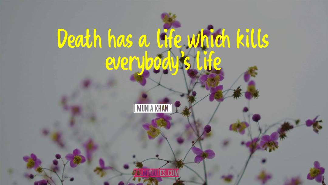 Death And Dying quotes by Munia Khan