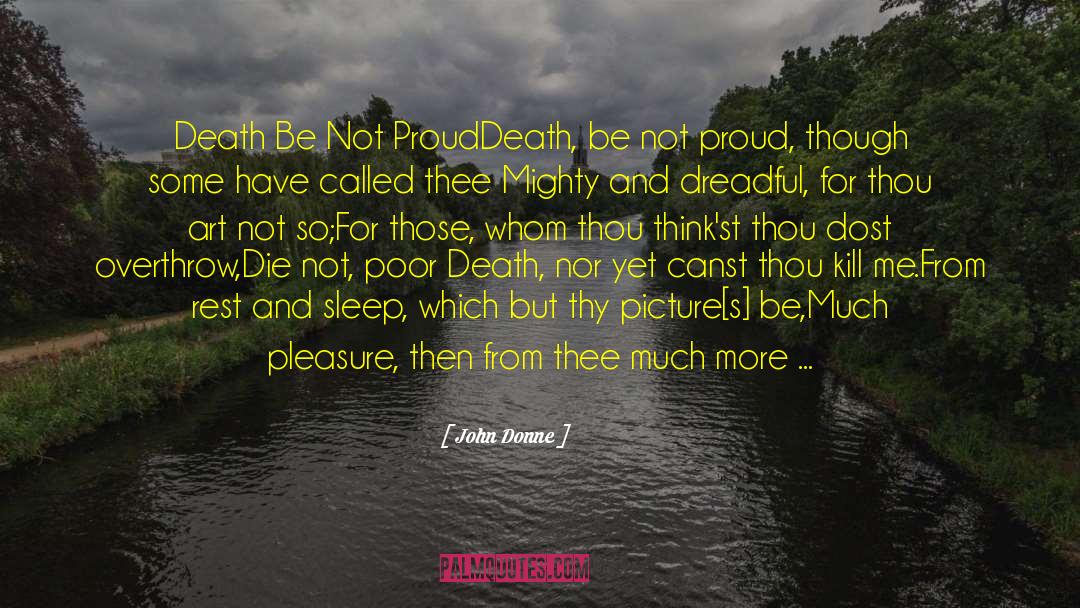 Death Be Not Proud quotes by John Donne