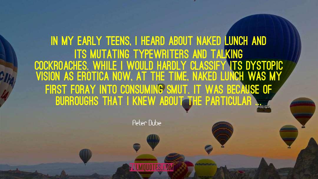 Death By Living quotes by Peter Dube