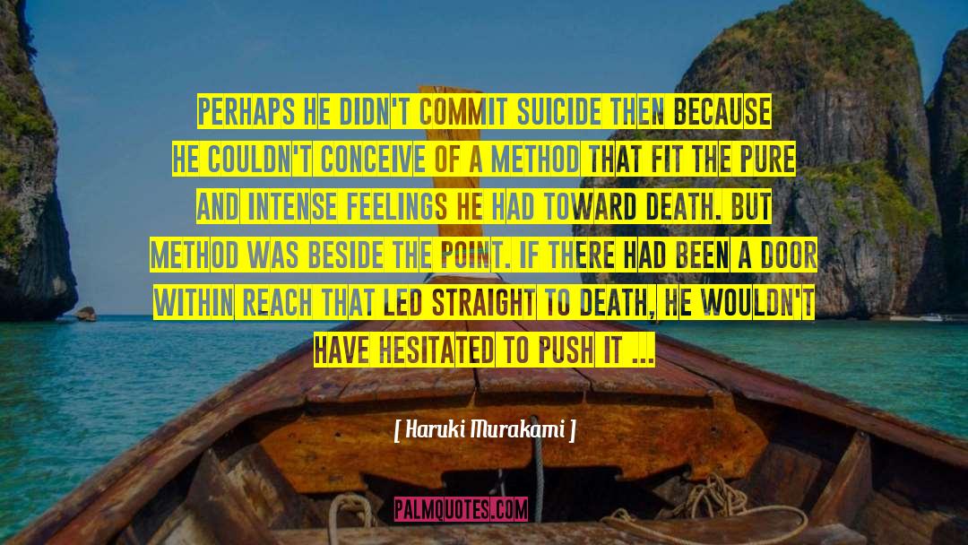 Death Comfort quotes by Haruki Murakami