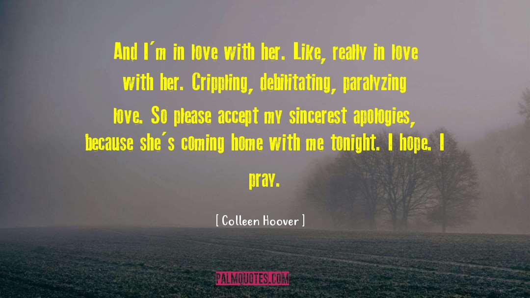 Death Coming quotes by Colleen Hoover