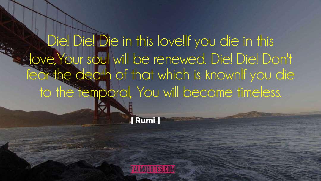 Death Force quotes by Rumi