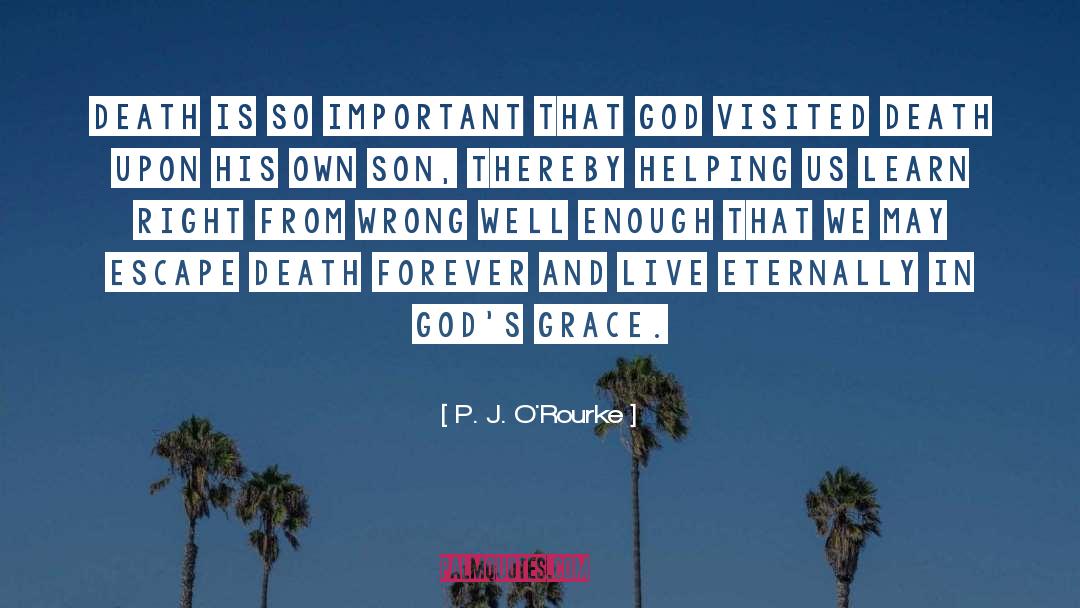 Death God quotes by P. J. O'Rourke