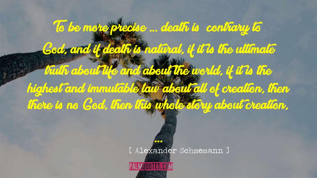 Death God quotes by Alexander Schmemann