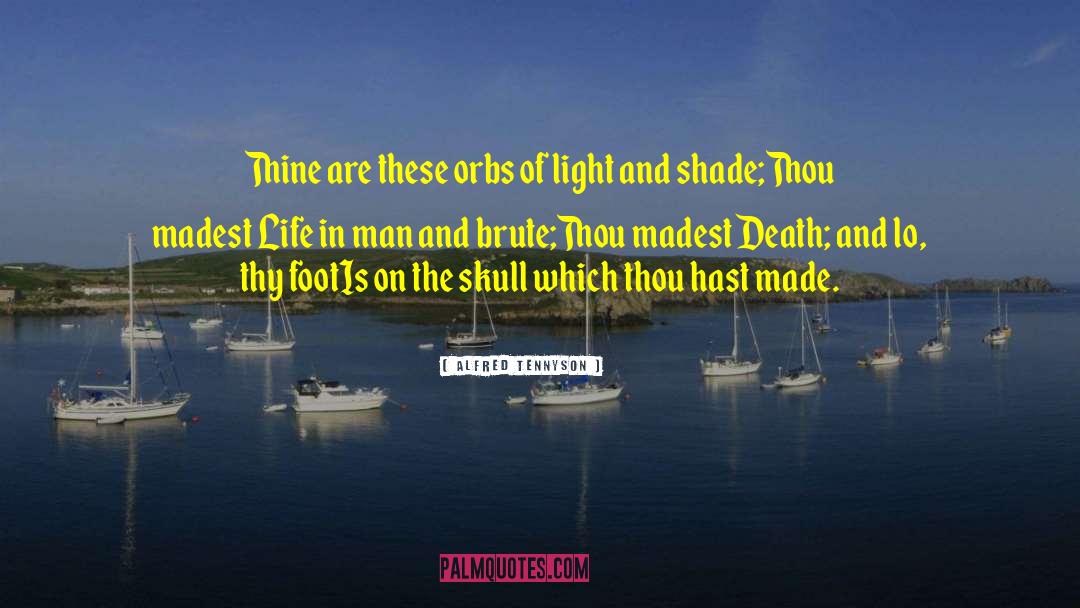 Death God quotes by Alfred Tennyson