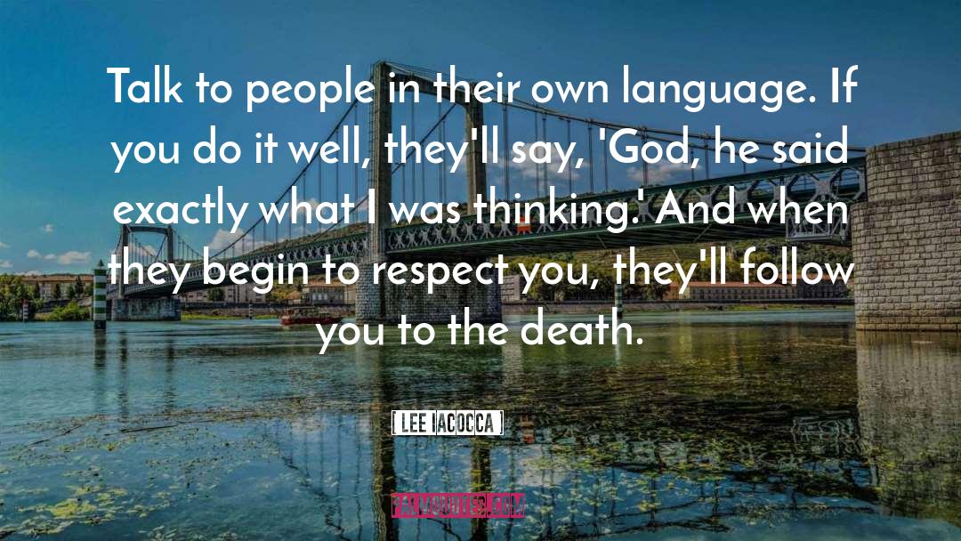 Death God quotes by Lee Iacocca