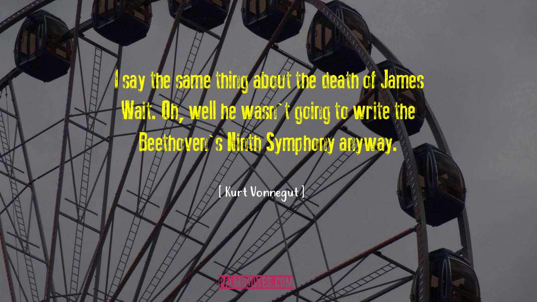 Death Humor quotes by Kurt Vonnegut