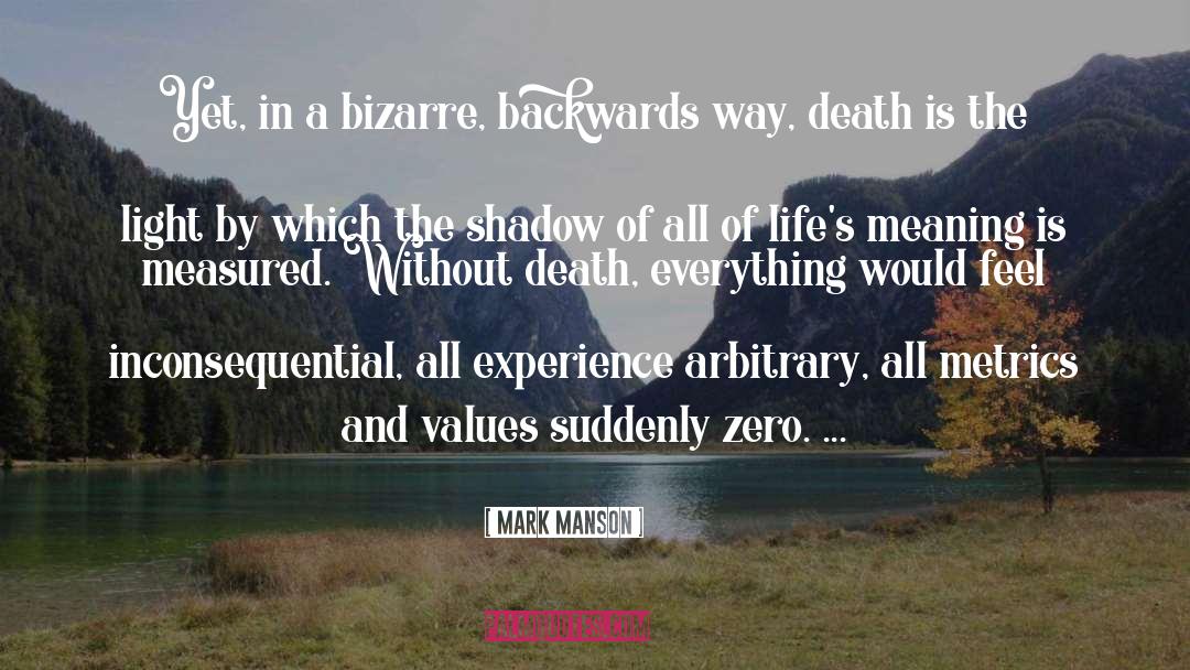 Death In The Iliad quotes by Mark Manson