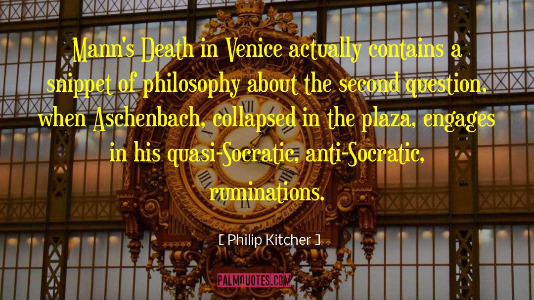 Death In Venice quotes by Philip Kitcher