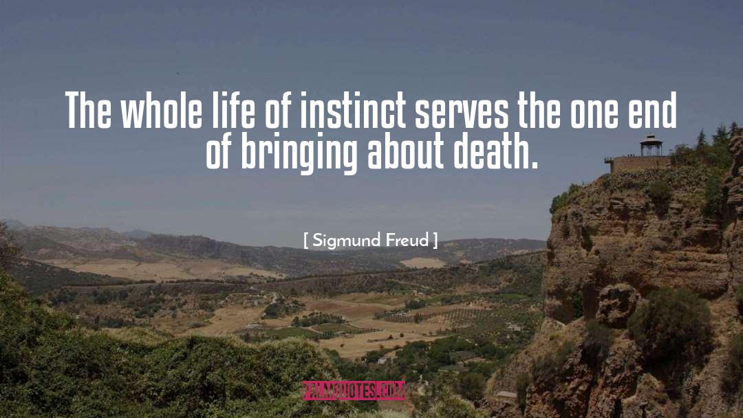 Death Instinct quotes by Sigmund Freud