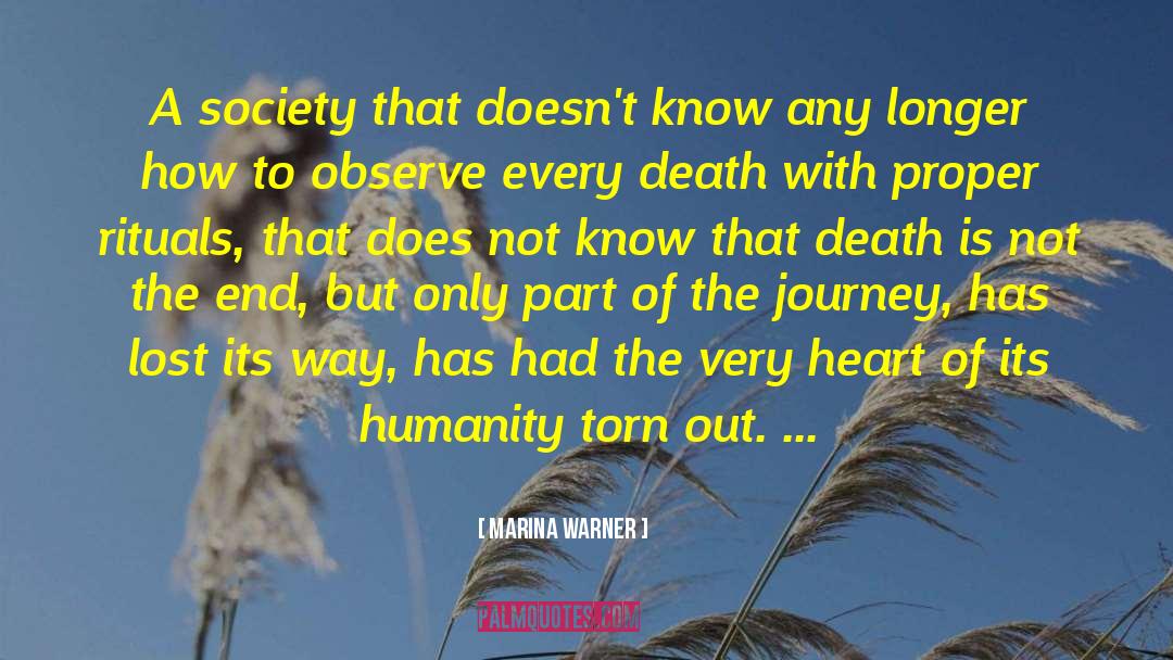 Death Is Not The End quotes by Marina Warner