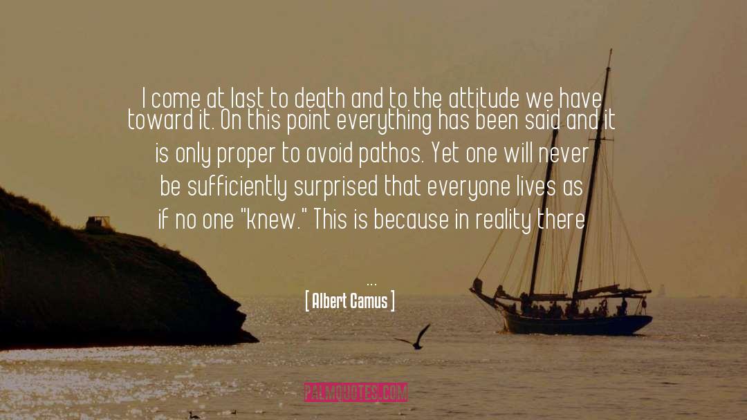 Death Is Nothing To Us quotes by Albert Camus