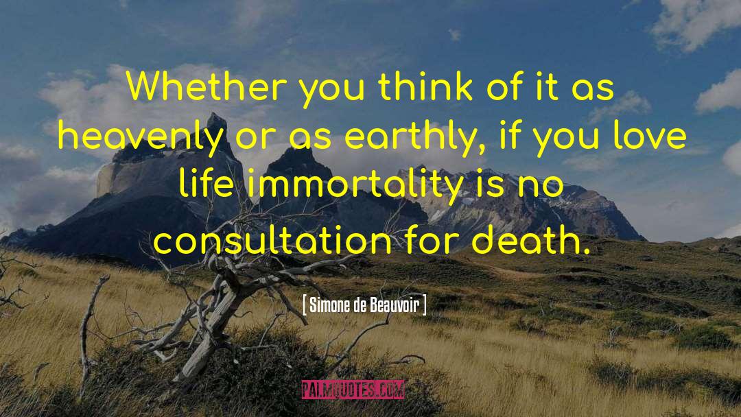 Death Lessons quotes by Simone De Beauvoir