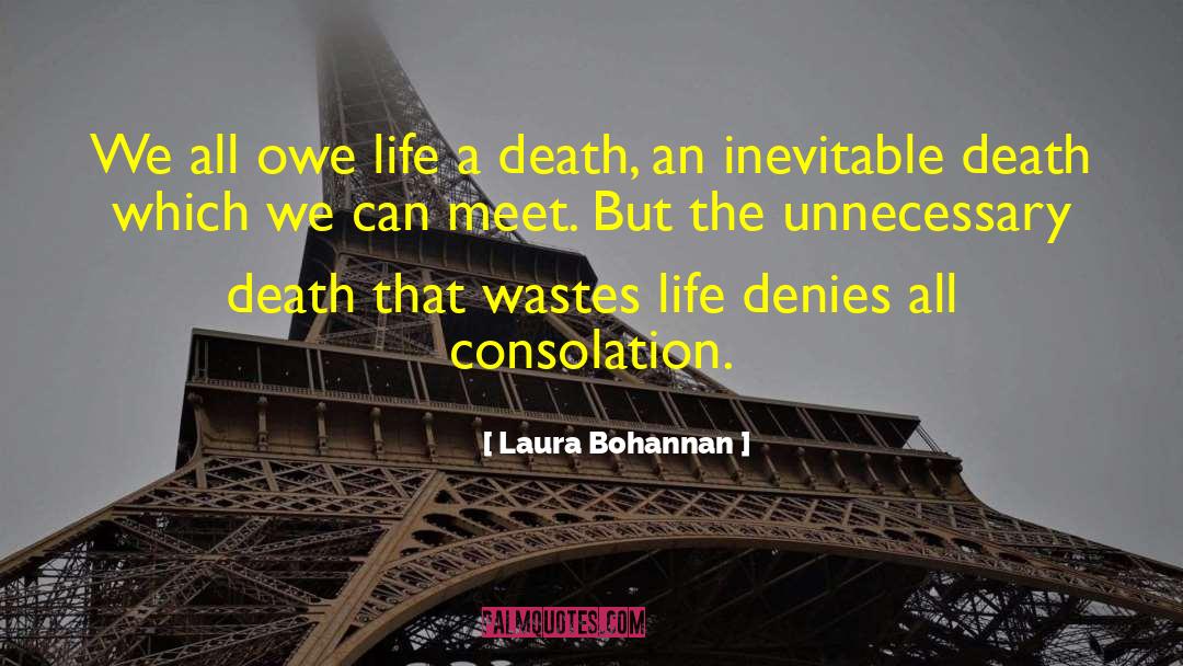 Death Life Humor quotes by Laura Bohannan