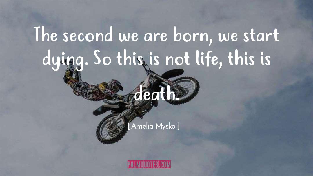 Death Life quotes by Amelia Mysko