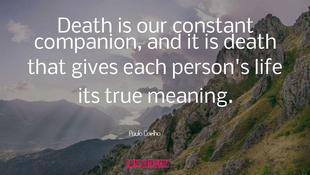 Death Life quotes by Paulo Coelho