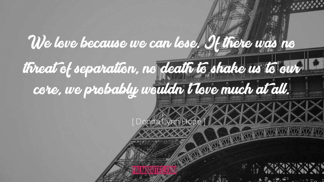 Death Love quotes by Donna Lynn Hope