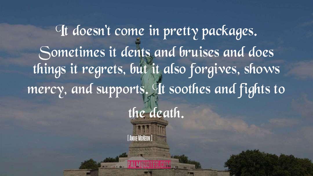 Death Love quotes by Angie McKeon