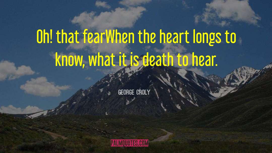 Death Note quotes by George Croly